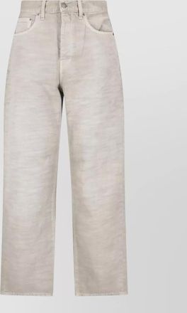 Haikure tailored trousers belt loops back pockets