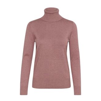 Saint Tropez Rolnek Trui in Antler Melange - Dames - Truien - Bruin - Maat: L