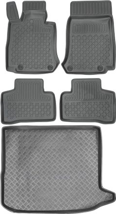 OEM Juego De Alfombrillas Para Coche Y Maletero Para Mercedes Glc C253 Coup&eacute; De 2017