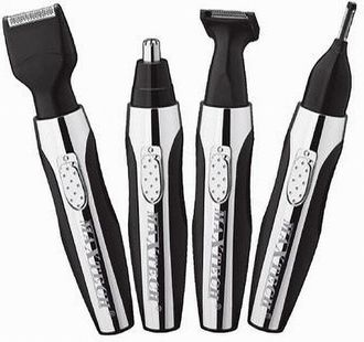 Trade Shop Trade Shop - Rasoio Rifinitore Trimmer Per Peli Naso Orecchie Sopracciglia 4x1 Uomo Rif-na008