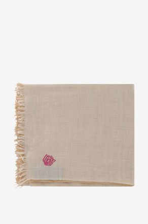 Pink Maharani Kaschmir-Schal Dip Dye