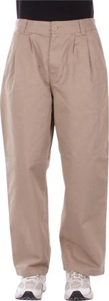 Carhartt Work in Progress Straight Broeken - Heren - Straight fit broeken - Beige - S - Katoen - Broeken
