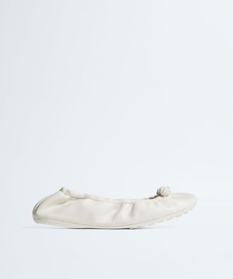 Bottega Veneta Ballerina Fantasmina - Bianco - Donna - 36