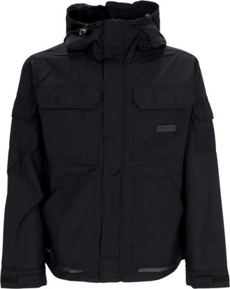 The Hundreds Diptera Jacket - Heren - Regenjassen - Zwart - M - Nylon - Fitness