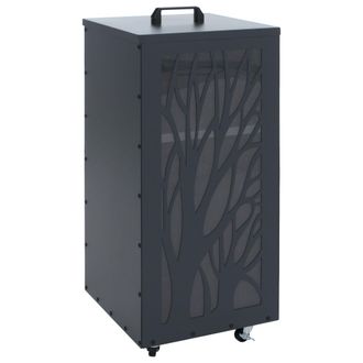 Hhg [nunca Usado] Contenedor De Pellets Hhg-269 B&auml;ume, Caja De Almacenamiento Para Pellets O, Por Ejemplo, Pienso Para Animales, Con Ruedas, 86 X 36 X 36 