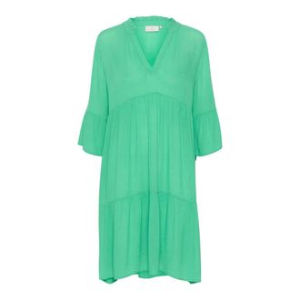 Kaffe Vestido corto - Dresses - Mujer - Verde - L