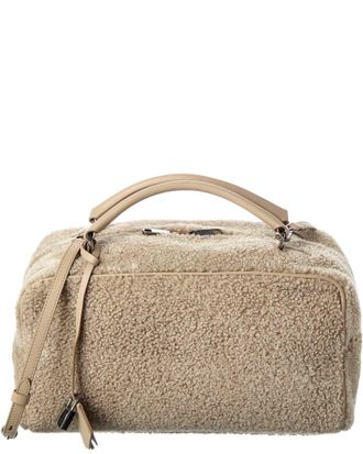 Brunello Cucinelli Wool & Leather Tote