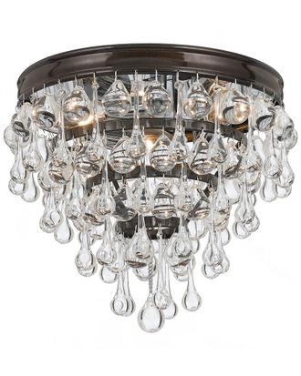 Crystorama Calypso 3-Light Flush Mount