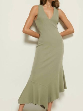 Nation Ltd Carmel Dress In Sage Green
