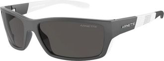 Arnette Frambuesa Zonnebril - Heren - Zonnebrillen - Grijs - 61 MM - Nylon - Accessoires