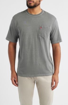 Johnnie-O Dale 2.0 Pocket T-Shirt in Washed Black at Nordstrom, Size Small