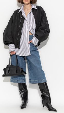 The Attico Shirt With Striped Pattern, Womens, White