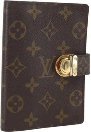 Louis Vuitton Pre-owned Wallets, female, Brown, Size: ONE SIZE Pre-owned Vintage Canvas Wallet