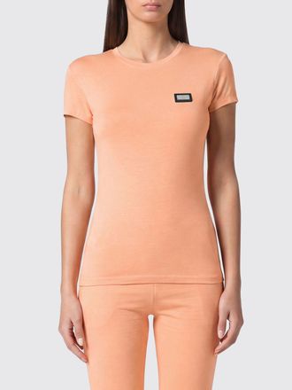 Philipp Plein T-shirt slim fit in cotone stretch con logo e girocollo