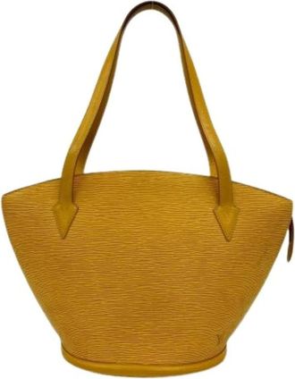Louis Vuitton Pre-owned Shoulder Bags, female, Yellow, Size: ONE SIZE Pre-owned Vintage Shoulder Bag