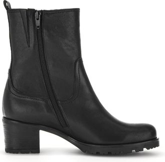 Gabor Medium Lange Laars - Dames - Laarzen met Hak - Zwart - 37 EU - Leer - Schoenen