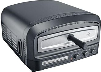 Vente-Unique Forno per pizza elettrico Nero - fornozio