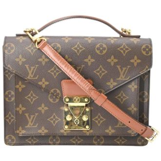 Louis Vuitton Pre-owned Handbags, female, Brown, Size: ONE SIZE Pre-owned Vintage Monogram Shoulder Bag