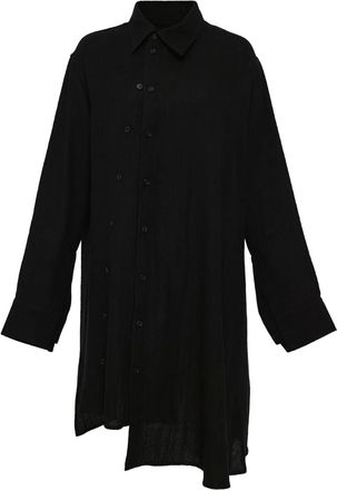 Yohji Yamamoto Camicia asimmetrica - Nero