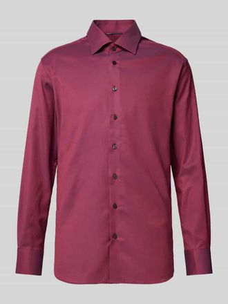 Eterna Regular Fit Business-Hemd mit Kentkragen in Rot, Gr&ouml;&szlig;e 41
