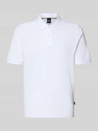 HUGO BOSS Regular Fit Poloshirt aus reiner Baumwolle Modell C-PARRIS in Weiss, Gr&ouml;&szlig;e XXXL