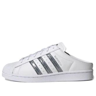 adidas (WMNS) adidas Superstar Mule White Silver Metallic FZ2260