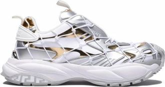 Versace Collection sneakers - Heren - Sneakers - Veelkleurig - 45 EU - Leer - Schoenen