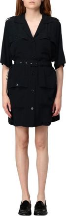 Semicouture Mujer, Vestidos, Negro, Talla: L