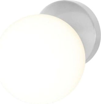 Trade Shop Trade Shop - Copy Of Lampada Scrivania Ramo Con Sfera E27 Argento Lucido Luce Tavolo Minimal Led 10236