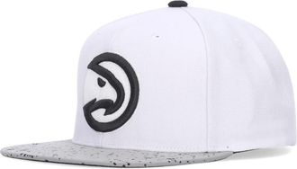 Mitchell & Ness Caps, unisex, White, Size: ONE SIZE NBA Atlanta Hawks Flat Visor Cap