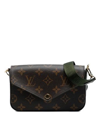 Louis Vuitton 2021-2025 Monogram Felicie Strap And Go crossbody bag - Bruin