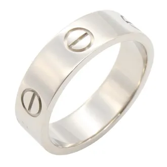 Cartier Silver White Gold (18K) Band Ring (Pre-Owned)