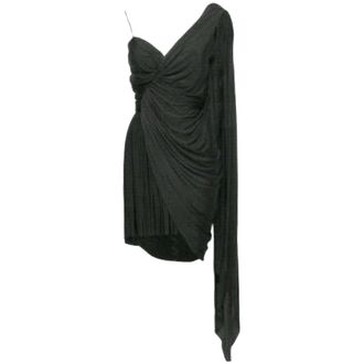 Alexander Wang Black Asymmetrical Dress Size M