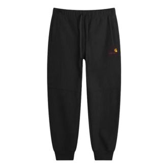 Carhartt Work in Progress American Script Fleece Jogging Pants Black I027042-89-XX