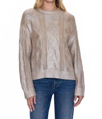 Pistola Denim Eva Sweater In Gilded Castle