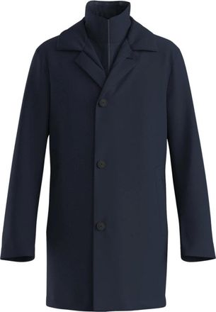 HUGO BOSS Hombre, Abrigos, Azul, Talla: S