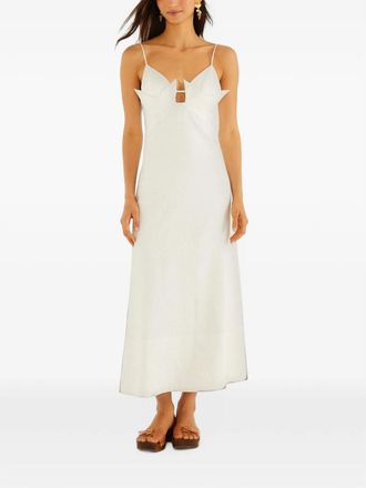 Farm Rio Cut-out Spaghetti-strap Maxi Dress