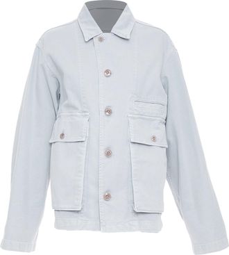 Christophe Lemaire 2025 Blue Cotton Denim Workwear Jacket