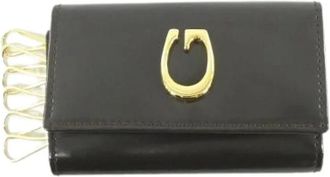 Gucci Pre-owned Accessories, female, Brown, Size: ONE SIZE Pre-owned Leather Key Case