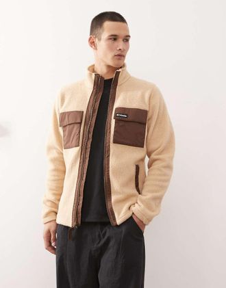 Columbia Juniper Peak - Pile beige con zip-Neutro