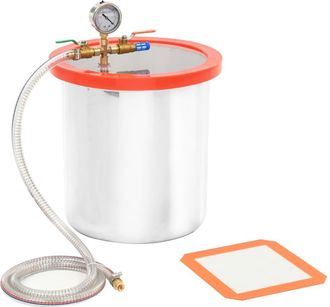 vidaXL C&aacute;mara De Vac&iacute;o De Acero Inoxidable 18,9 L Vidaxl
