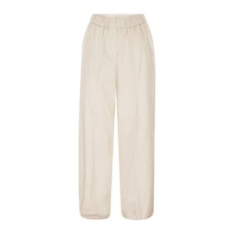 PESERICO Mujer, Pantalones, Beige, Talla: L