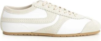 Dries Van Noten Suede Sneakers - Heren - Sneakers - Wit - 40 EU - Leer - Schoenen