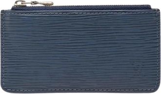 Louis Vuitton Pre-owned Portemonnee - Dames - Vintage Accessoires - Blauw - ONE Size - Leer - Vintage