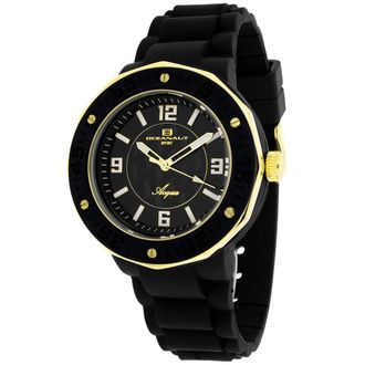 Oceanaut Womens Acqua Black Round 41mm