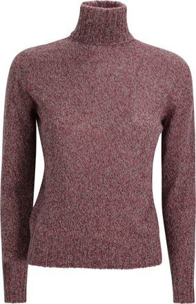 Be You Round Neck Cashmere Sweater In A Mottled Texture