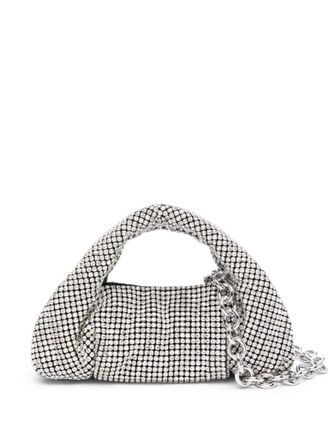 Stuart Weitzman The Moda Shine mini tote bag - Silver
