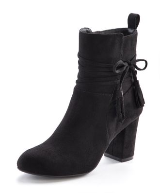 Lascana Stiefelette mit Blockabsatz, High-Heel-Stiefelette, Ankle Boots, Stiefel