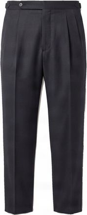 BOSS Tailored Straight-Leg Trousers with Front Pleats and Side Pockets