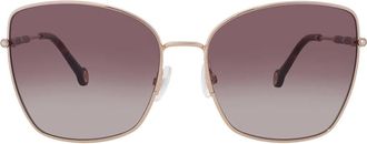 Carolina Herrera Brown Gradient Butterfly Ladies Sunglasses HER 0133/S 0000/HA 59